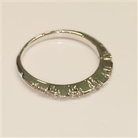 Anello Vidali Gioielli Donna in Oro bianco Zircone ANOR-37-34 - ANOR-37-34